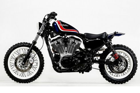 Saat Harley Sportster Lawan Arus Jadi Scrambler