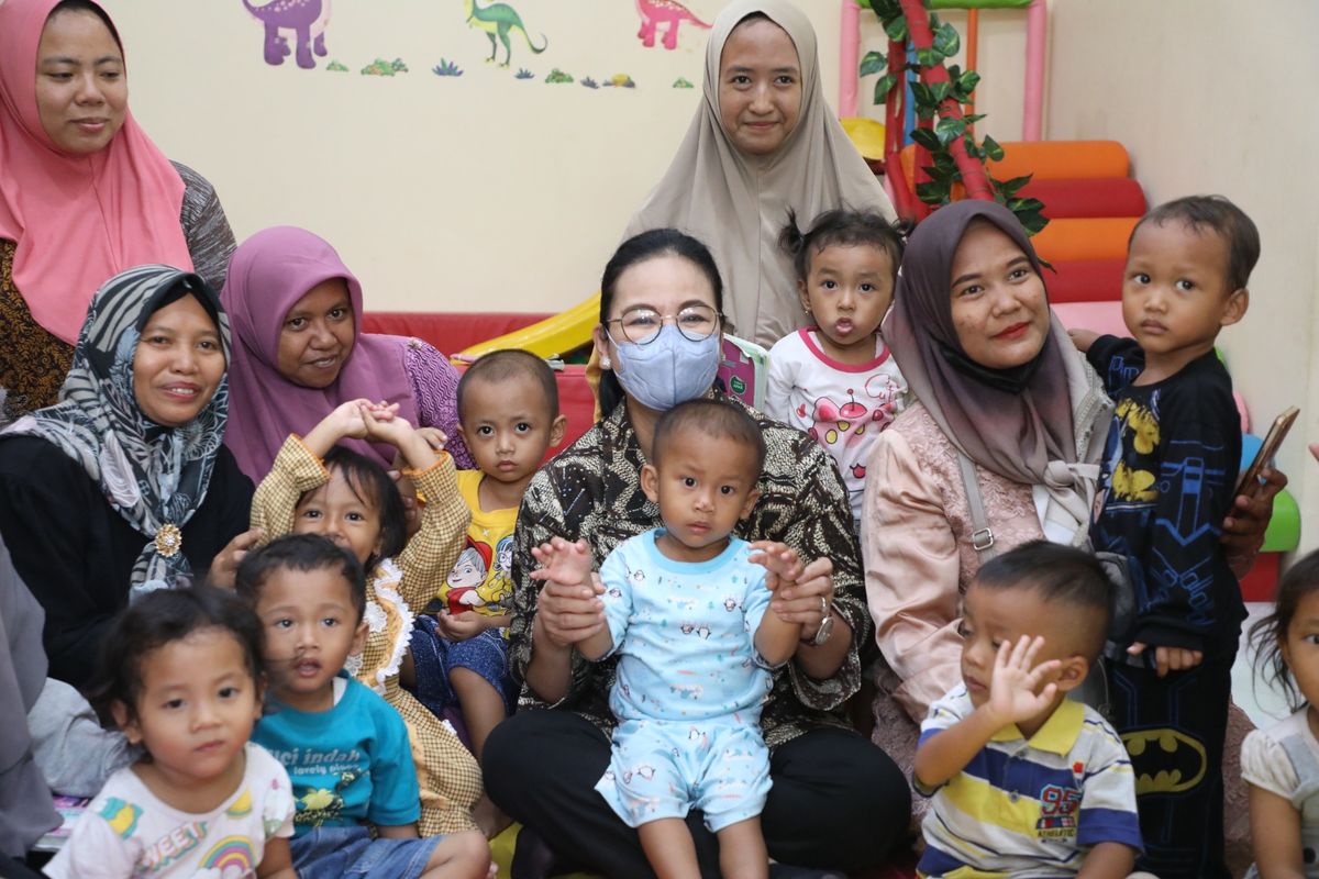 Wali Kota Semarang Agustina Wilujeng dalam acara Studi Pra-Pilot Layanan Satu Atap (One Stop Service/OSS) Tuberkulosis yang diluncurkan Pemkot Semarang bersama Kementerian Kesehatan (Kemenkes) di Puskesmas Bangetayu, Kecamatan Genuk, Kamis (4/9/2025).
