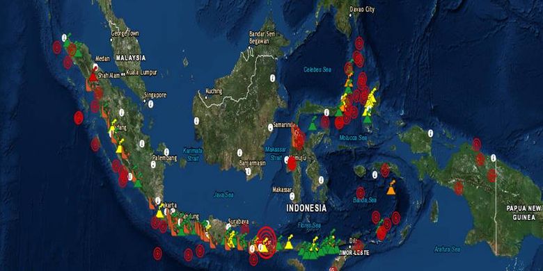 Tingkatkan Kewaspadaan Ini Daftar 68 Gunung Api Aktif Di Indonesia Halaman All Kompas Com