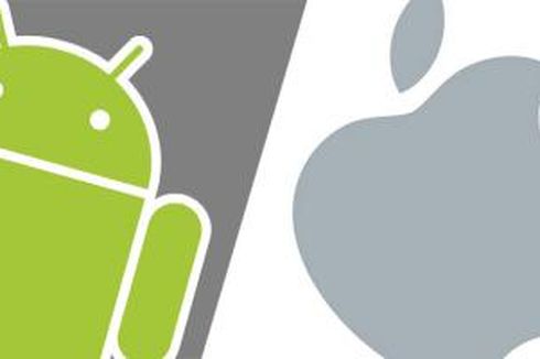 Android Naik, iPhone Turun