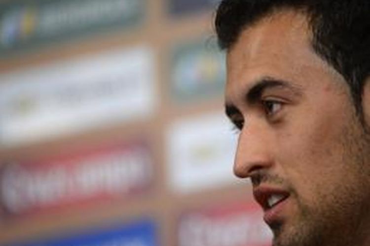 Gelandang Barcelona, Sergio Busquets.