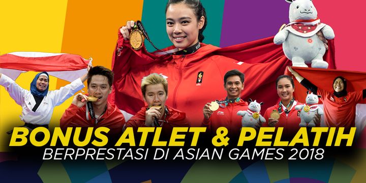 Bonus Atlet dan Pelatih berprestasi di Asian Games 2018