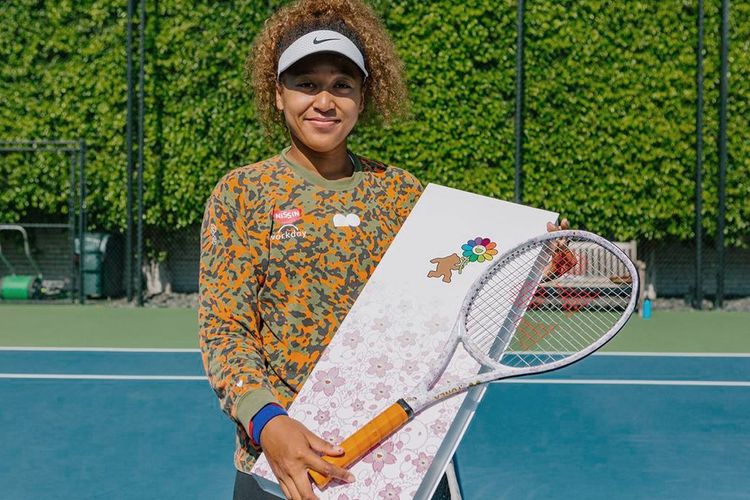 Naomi Osaka x Takashi Murakami Cherry Blossom Racket