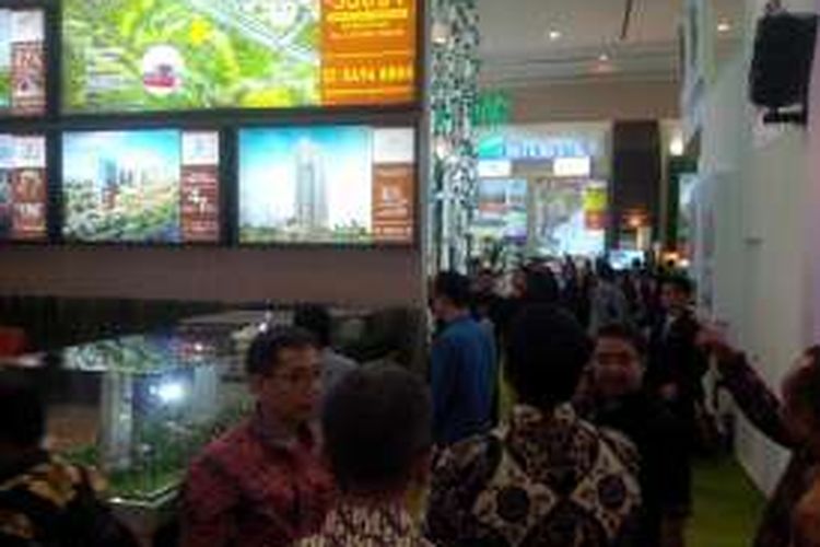 Pameran properti Real Estat Ekspo 2016 di Jakarta Convention Center (JCC) Senayan, Jakarta, Sabtu (8/10/2016).