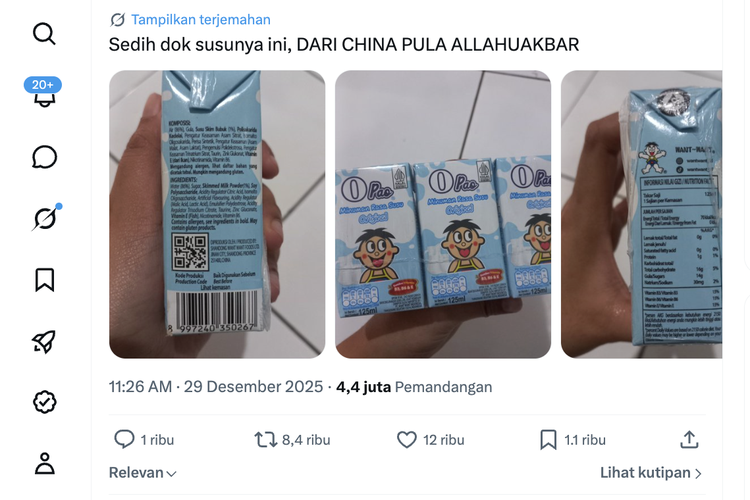 Dikaitkan dengan Program MBG, PT Want Want Indonesia: Tidak Ada Kontrak dengan Pemerintah