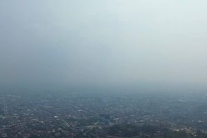 Kabut Asap Selimuti Sultra, Jarak Pandang di Bawah 5 Km