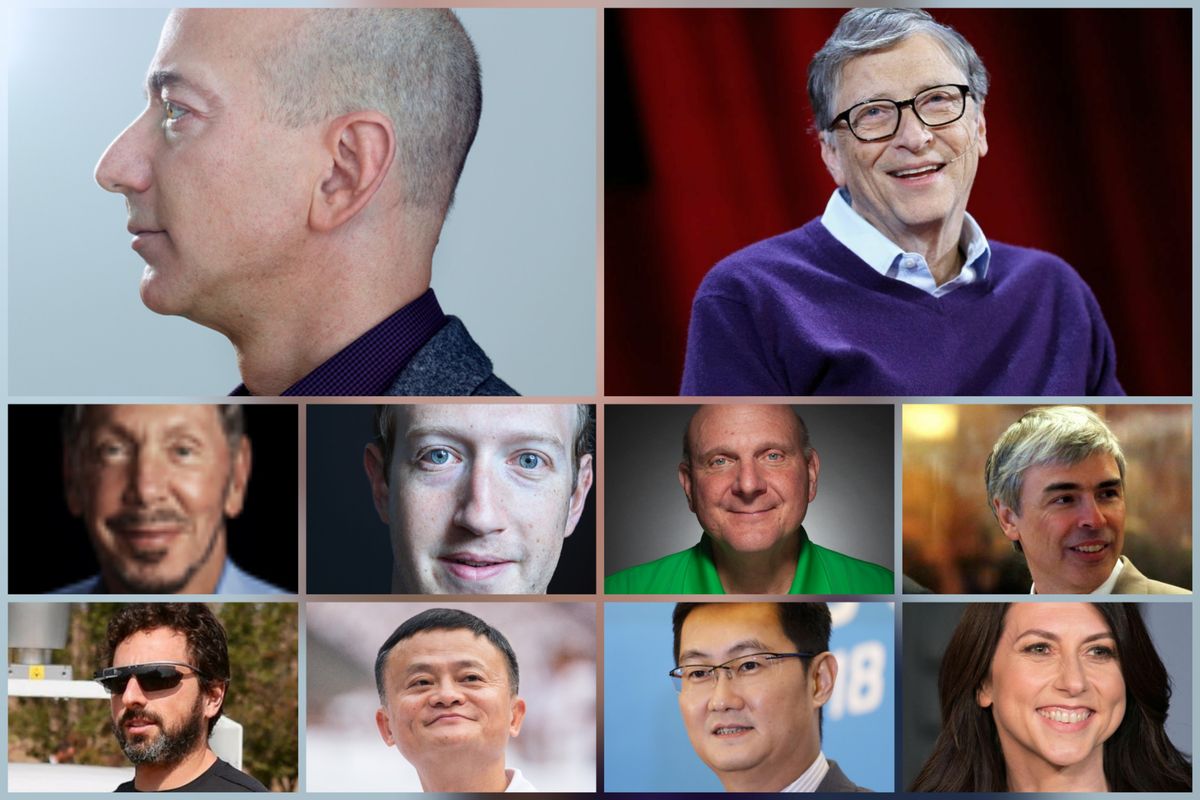 10 orang terkaya di dunia di bidang teknologi.