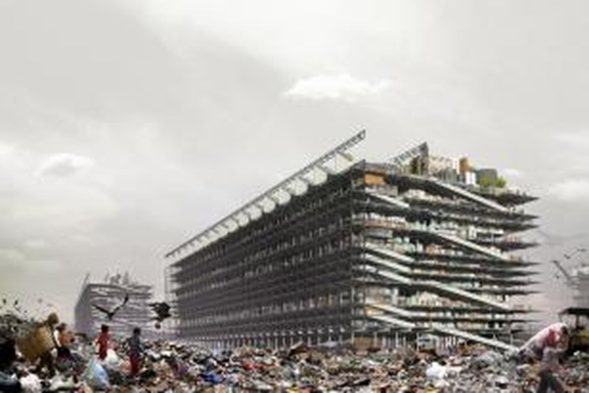 UGO Architecture and Design dari Polandia mengajak publik dunia memusatkan pikiran pada usaha pengelolaan dan pendayagunaan penduduk yang hidup dari sampah di daerah kumuh terbesar di Asia, Dharavi.