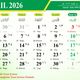 Kalender April 2026 Lengkap Tanggal Merah dan Hari Libur Nasional