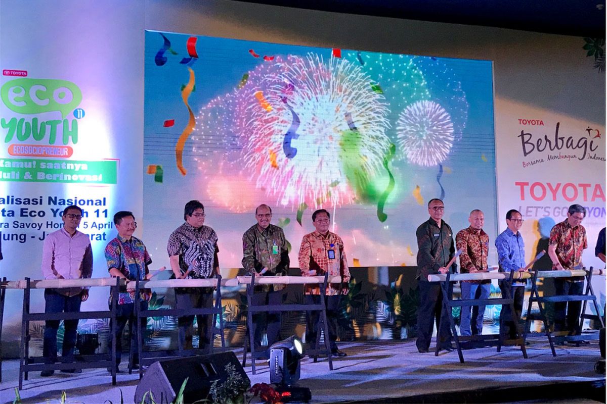 Toyota Eco Youth (TEY) ke-11 yang berlokasi di Hotel Savoy Homann Kota Bandung, Kamis (5/4/2018).