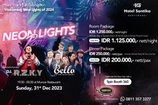 Sambut Malam Tahun Baru, Hotel Santika Banyuwangi Suguhkan Dinner Neon Light Party