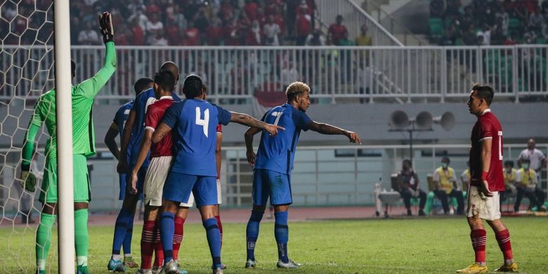 Laga Indonesia vs Curacao di Stadion Pakansari, Bogor, Selasa (27/9/2022) malam WIB.