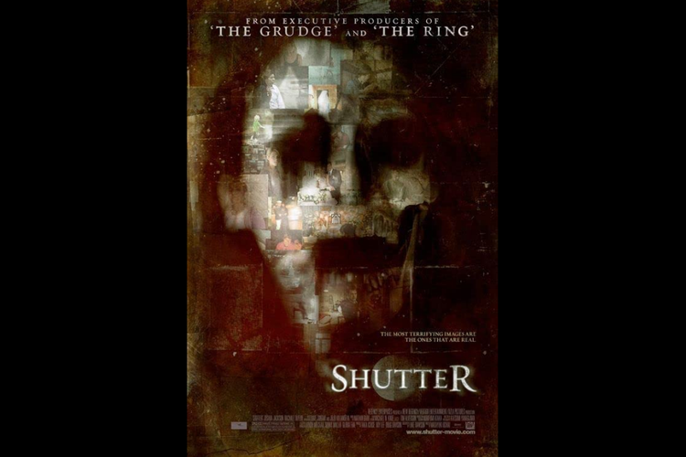 Film horor Shutter (2008) dibintangi oleh Joshua Jackson dan Rachael Taylor.