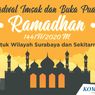 Jadwal Imsak dan Buka Puasa di Surabaya Hari Ini, 24 April 2020