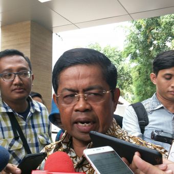 Sekretaris Jenderal DPP Golkar, Idrus Marham ketika ditemui di kantor DPP Golkar, Jakarta Barat, Senin (20/11/2017).