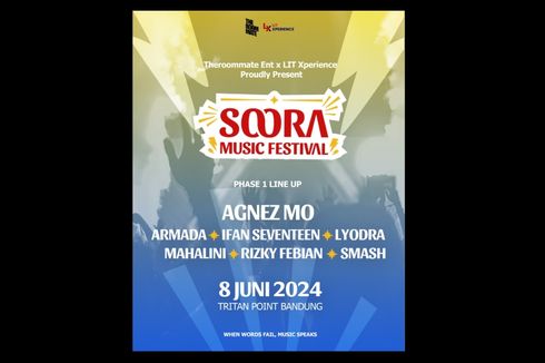 SOORA Music Festival Hadirkan Agnez Mo hingga Lyodra