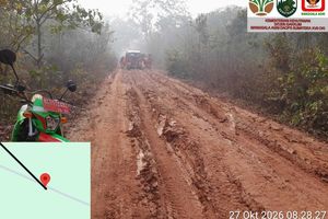 Hujan 3 Hari Belum Padamkan Karhutla di OKI, Petugas Malah Terhambat karena Jalan Becek