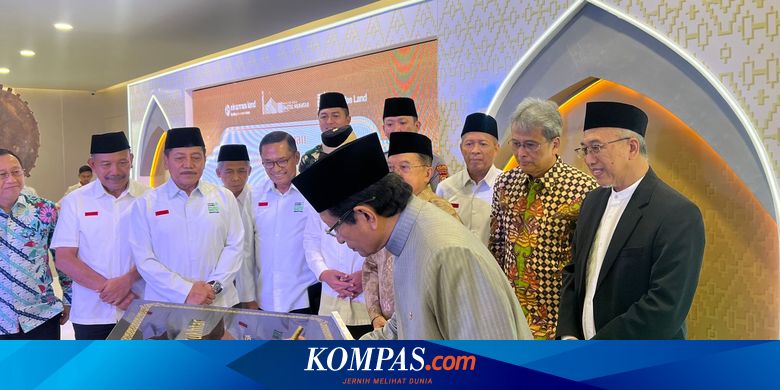 Nasaruddin-JK Resmikan Masjid Terbesar di BSD City, Tampung 7.000 Jamaah