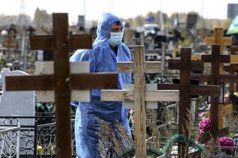 75.000 Orang Meninggal, Oktober Bulan Paling Mematikan dalam Pandemi Covid-19 Rusia