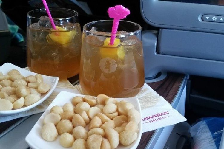 Cocktail di Hawaiian Airlines. 
