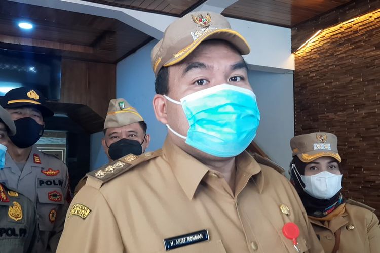 Bupati Blora, Arief Rohman saat ditemui awak media di Kantornya, Selasa (7/9/2021)