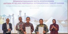 PT Kilang Pertamina Internasional dan PT Garam Perkuat Sinergi Hilirisasi Garam