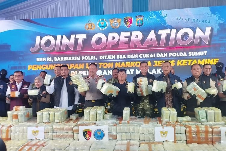 Kapolri Suyudi Ungkap Penangkapan Kapal Tanker Bawa 1,16 Ton Narkoba di Perairan Tanjungbalai