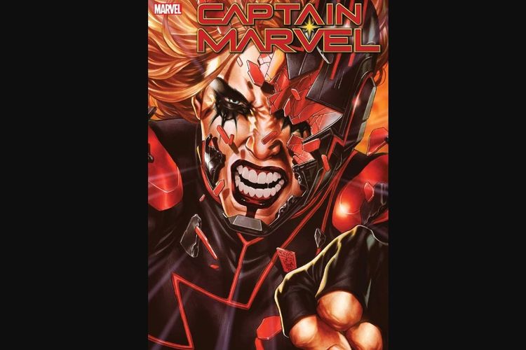 Sampul komik Captain Marvel #13.