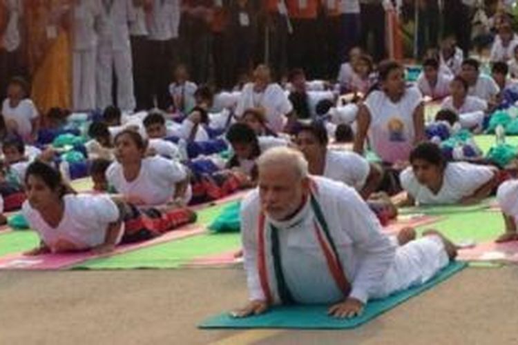 Narendra Yogi mengaku selalu melakukan yoga setiap hari 