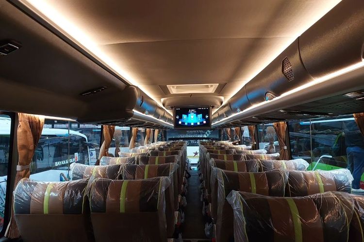 Kabin bus baru PO Berlian Jaya