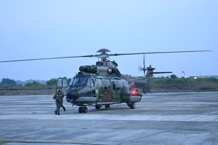 Akses Darat Terbatas, Mendagri Tito Gunakan Helikopter Caracal ke Perbatasan Kaltara