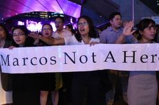 Warga Filipina Berunjuk Rasa Menentang Pemakaman Rahasia Marcos