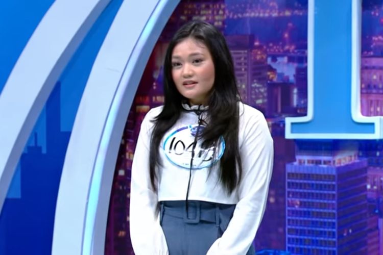 Tabita, salah satu kontestan Indonesian Idol X.