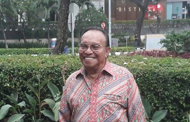 Bob Tutupoly ketika ditemui wartawan di Beer Garden, SCBD Senayan, Jakarta Selatan, Rabu (20/9/2017).