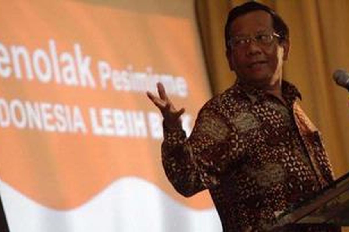 Ketua Mahkamah Konsistusi Moh Mahfud MD