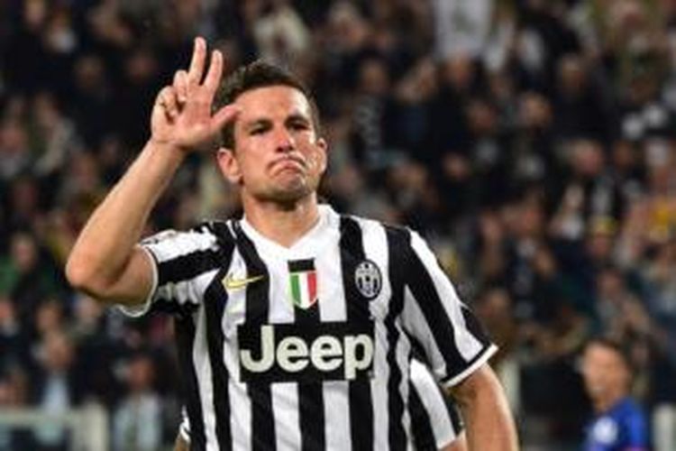 Gelandang Juventus, Simone Padoin.