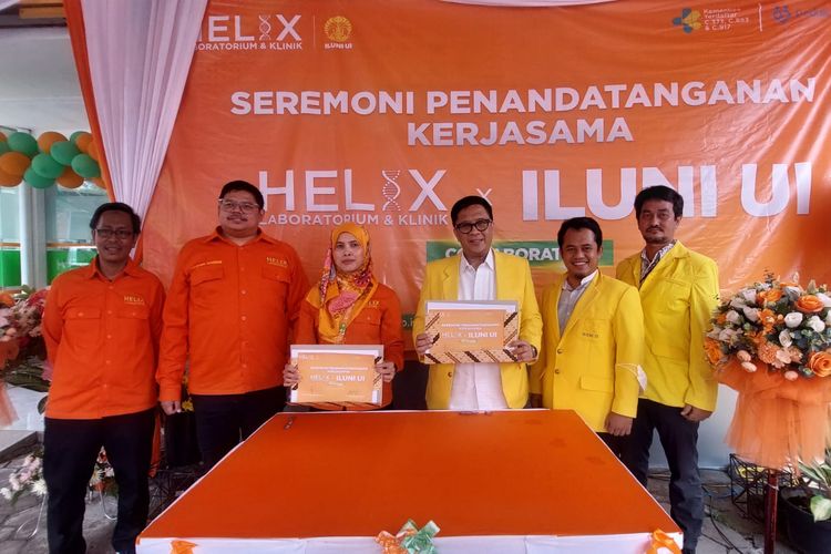 Penandatanganan nota kesepahaman sekaligus perjanjian kerja sama (PKS) antara Helix Lab dengan komunitas alumni UI dilakukan Ketum Iluni terpilih Didit Ratam pada Jumat, 14 Oktober 2022 di Helix Lab cabang Yogyakarta.