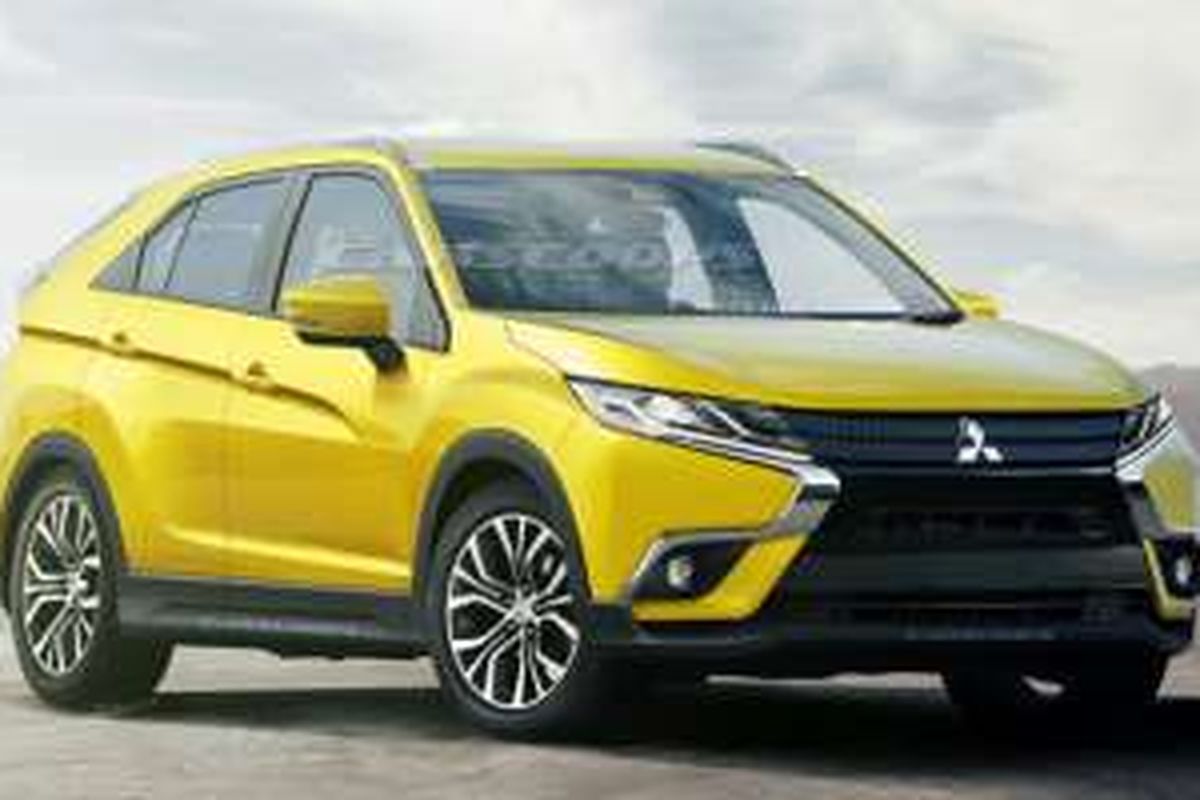 Terkaan wajah generasi baru Outlander Sport.