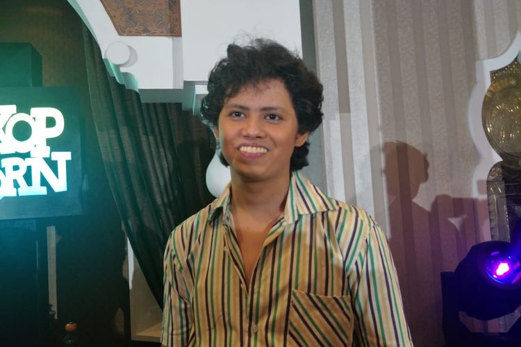 Aliando Syarief saat jumpa pers Perkenalan Pemain Baru Warkop DKI Reborn di kawasan Menteng, Jakarta Pusat, Jumat (15/3/2019).