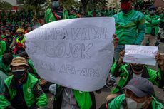 Penjelasan Gojek soal Aksi Demo Pengemudi Ojol di Depan Kantor Gubernur Jateng