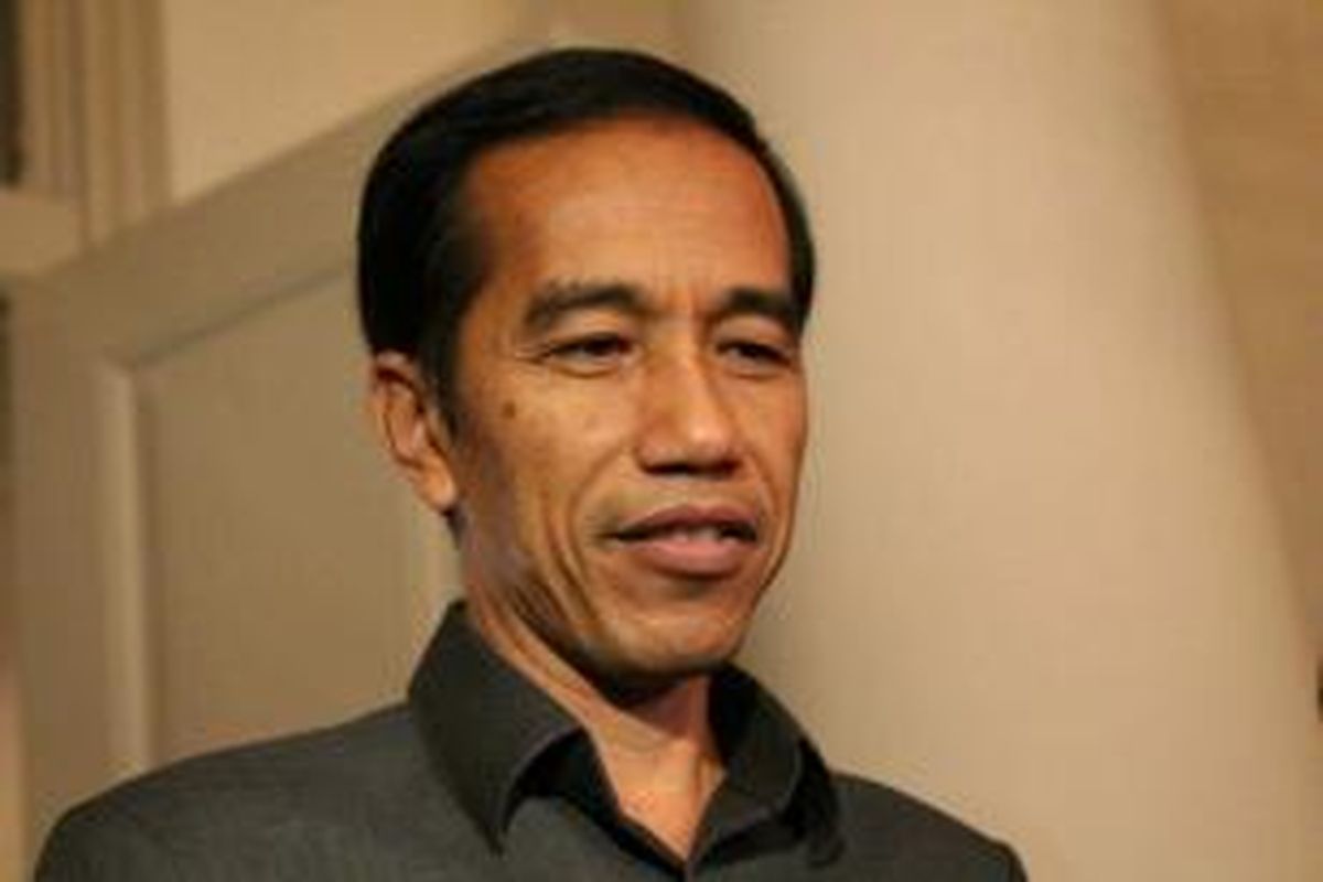 Gubernur DKI Jakarta sekaligus presiden terpilih Joko Widodo. Gambar diambil pada 12 September 2014