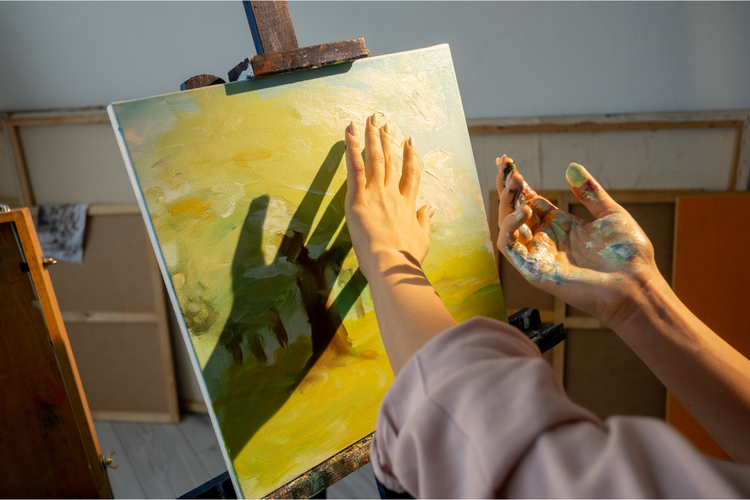 ilustrasi karya seni. Profesi Seniman di Irlandia Dapat Tunjangan Rp Rp 6,2 juta Tiap Minggu