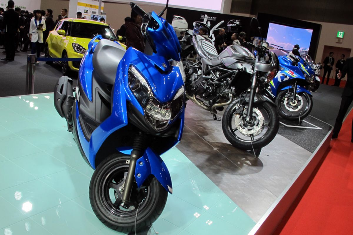 Suzuki meluncurkan skutik entry level terbaru, Swish di TMS 2017.