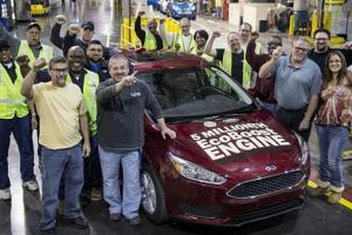 Ford Focus menjadi unit ke 5 juta yang menggunakan mesin EcoBoost