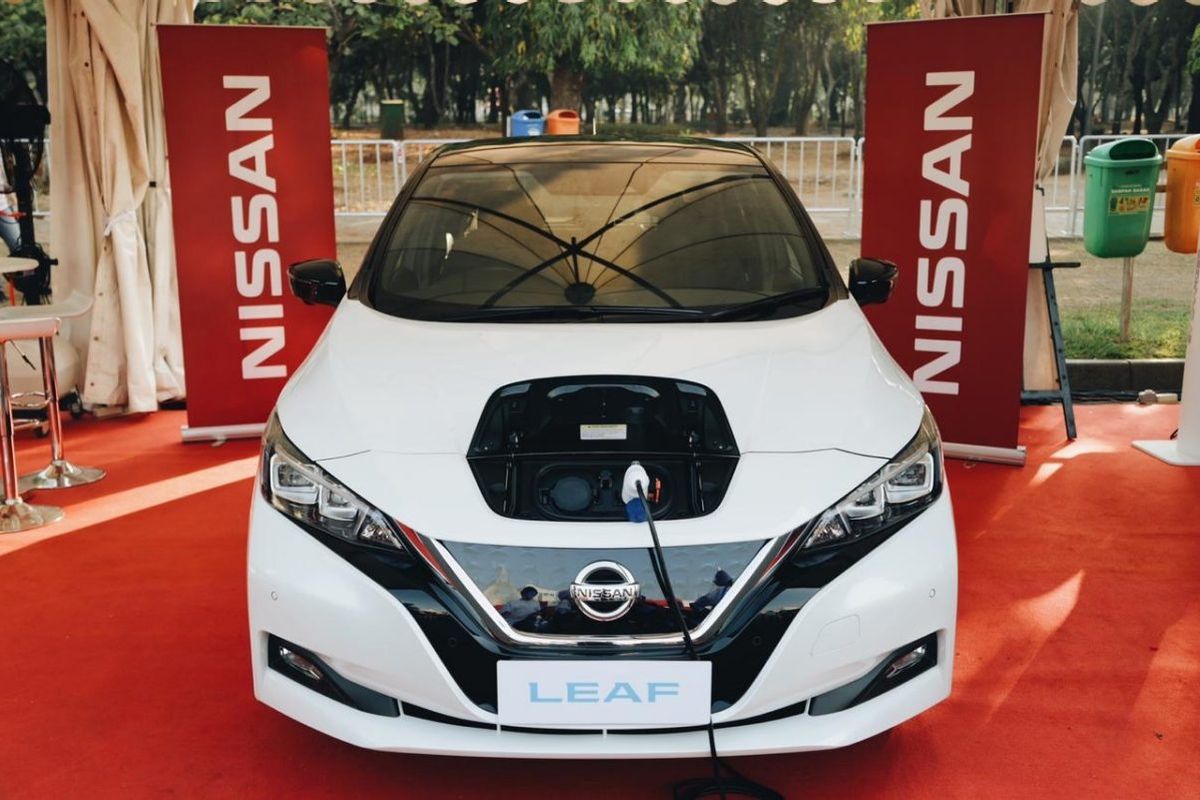 Nissan LEAF akan dipamerkan juga di IEMS 2019.