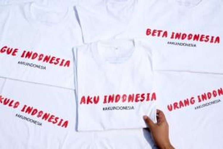 Desain kaos AkuIndonesia.