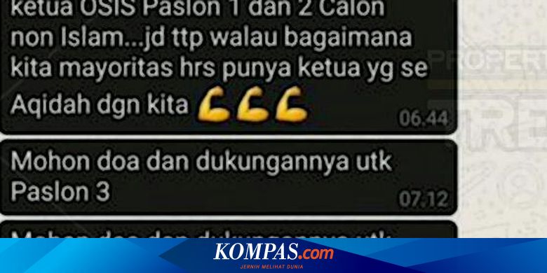 Kronologi Ulah Rasial Guru Sma Di Jaktim Tiba Tiba Ajak Murid Tak Pilih Ketua Osis Non Muslim