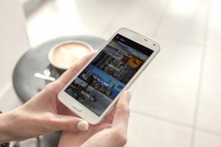 ILUSTRASI - Aplikasi Hotel Quickly di ponsel pintar