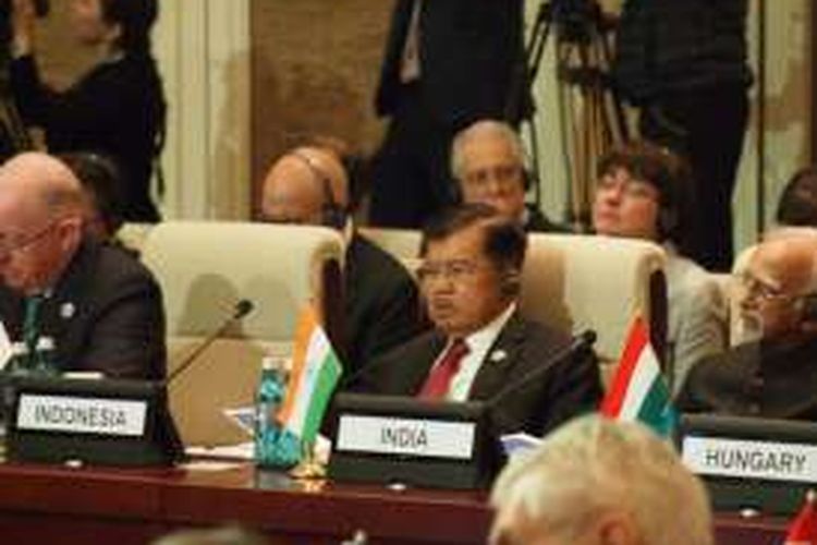 Wakil Presiden Jusuf Kalla menghadiri KTT Asia and Europe Meeting (ASEM) di Ulan Bator, Mongolia, Jumat (15/7/2016).