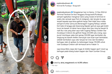 Viral, Unggahan Penumpang Bus Sugeng Rahayu Hampir Jadi Korban Calo Tiket